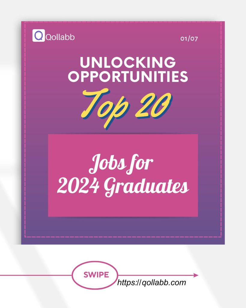 Unlocking Opportunities: Top 20 Jobs for 2024 Graduates.