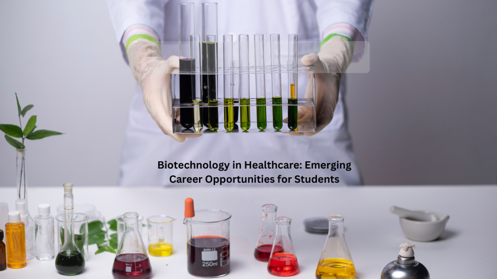 A scientist holding test tubes filled with various colored liquids, symbolizing advancements in biotechnology and its application in healthcare.