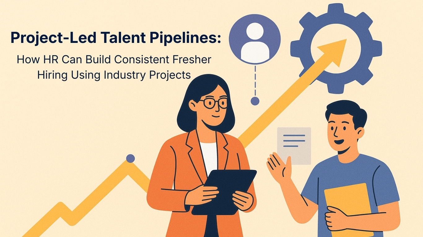 Project-Led Talent Pipelines: How HR Can Build Consistent Fresher Hiring Using Industry Projects