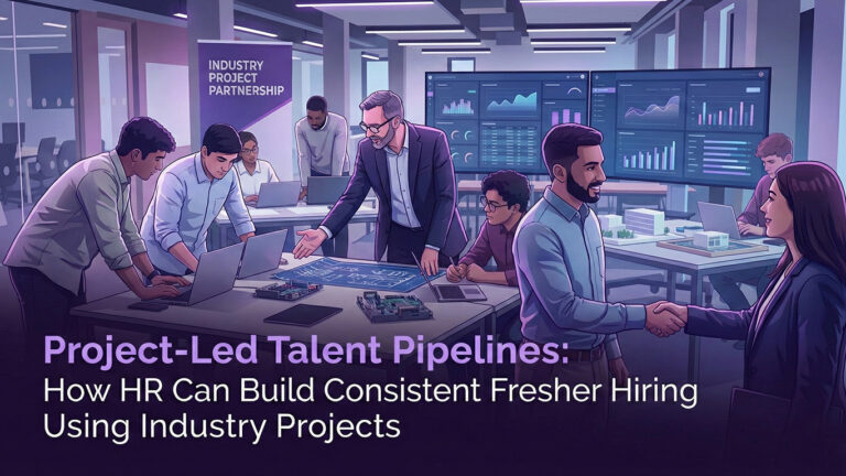 Project-Led Talent Pipelines: How HR Can Build Consistent Fresher Hiring Using Industry Projects