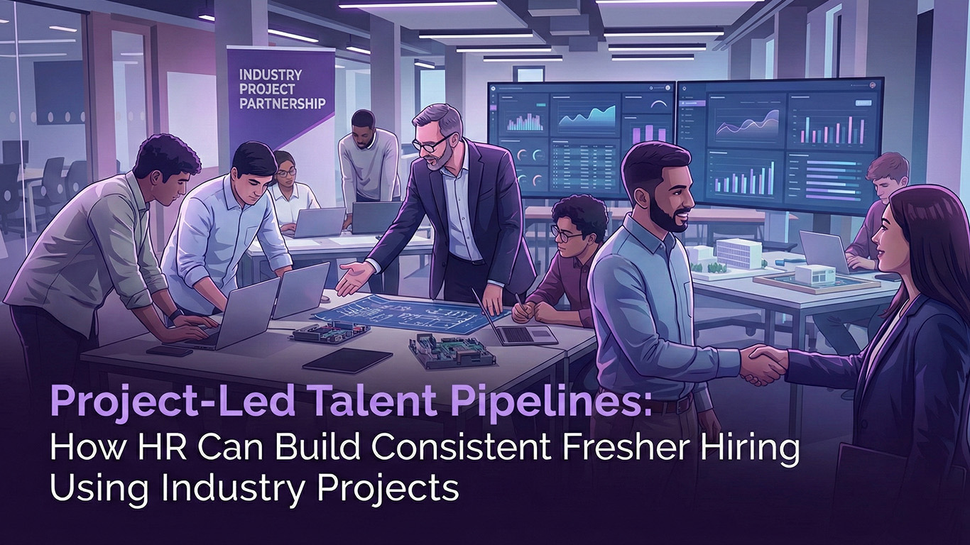 Project-Led Talent Pipelines: How HR Can Build Consistent Fresher Hiring Using Industry Projects